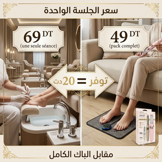 Pack Flawless Pedicure et Appareil Massage Pieds