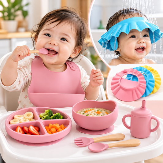 Pack  Bebe  Set de Repas  et Protection pour le Bain